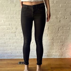 Super Comfy Madewell Grey Black Skinny Jeans